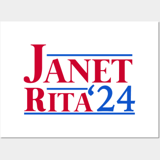 Janet and Rita 2024 Here Come the Grannies Posters and Art